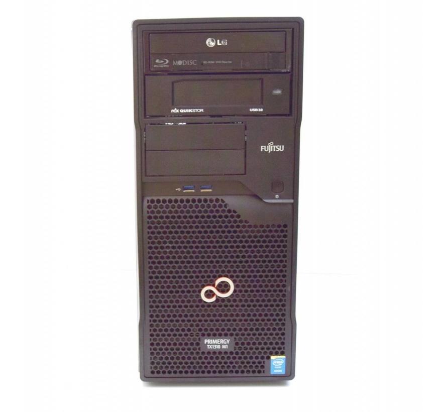 Fujitsu PRIMERGY TX1310 M1 servidor Xeon E3-1226 3, 3GHz 4GB 320GB HDD DVD/BD