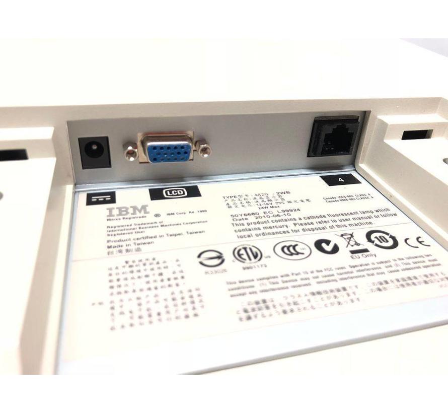 IBM 4820-2WB SurePoint 12 "Touch Monitor TFT without Stand / Power Supply white