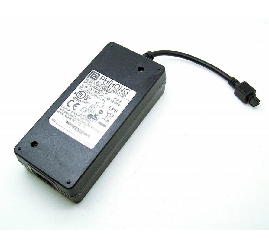 Original Phihong Power Supply PSAA60W-240 AC Adapter 24V 2.5A Power Supply