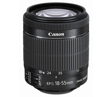 Canon Canon EF-S 18-55mm 1: 3.5-5.6 IS STM Lens (58mm Filter Thread) Black