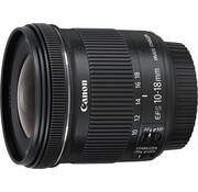 Canon Canon EF-S 10-18 mm 1: 4.5-5.6 IS STM objetivo negro