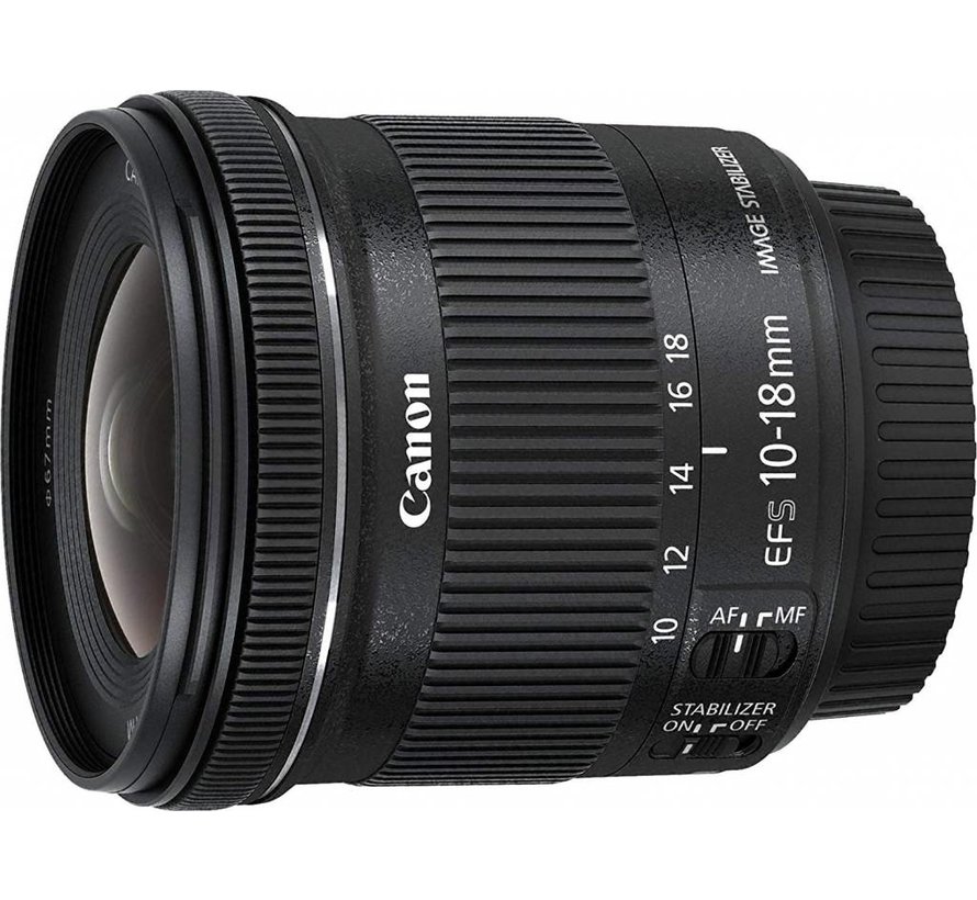 Canon EF-S 10-18mm 1: 4.5-5.6 IS STM lens black