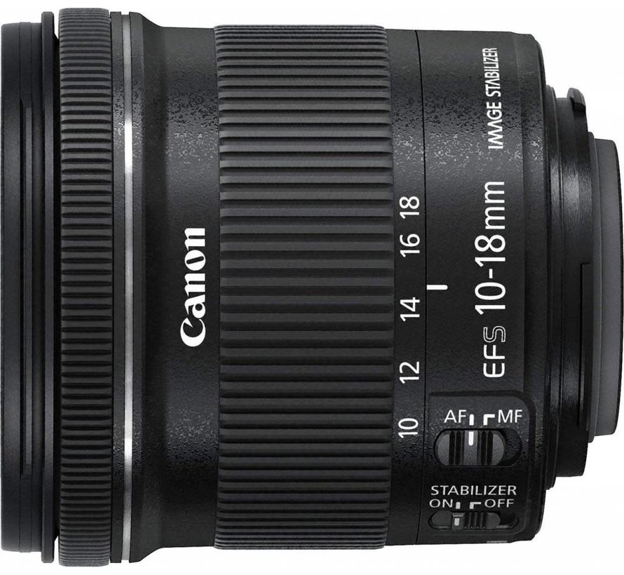 Canon EF-S 10-18mm 1: 4.5-5.6 IS STM lens black