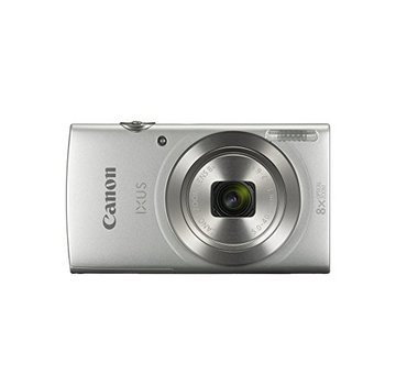 Canon Cámara digital Canon IXUS 185 (20 megapíxeles, zoom óptico 8x, pantalla LCD de 6,8 cm (2,7 pulgadas), películas HD) plateada