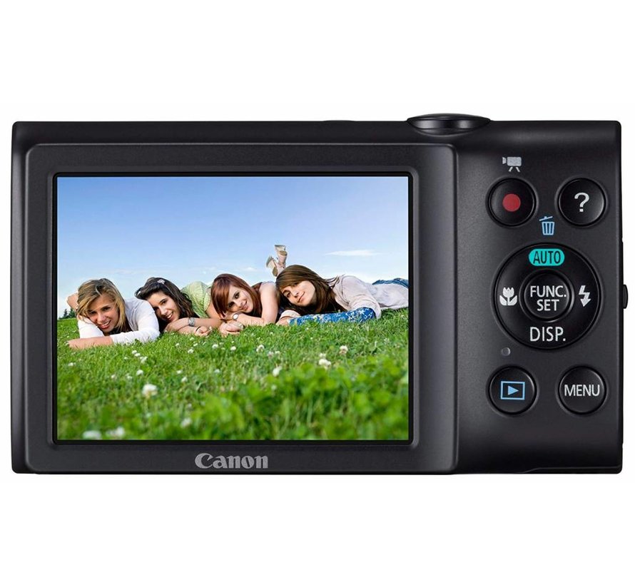 Cámara digital Canon PowerShot A2300 (16 megapíxeles, zoom óptico 5x, pantalla de 6,9 ​​cm (2,7 pulgadas), imagen estabilizada) negro