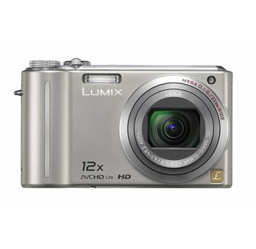 Panasonic Cámara digital Panasonic DMC-TZ7EG-S (10 megapíxeles, zoom óptico 12x, pantalla de 7,6 cm, estabilizador de imagen) plateada