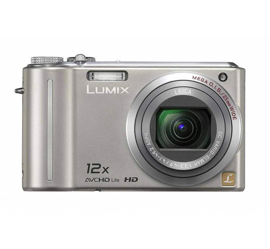 Cámara digital Panasonic DMC-TZ7EG-S (10 megapíxeles, zoom óptico 12x, pantalla de 7,6 cm, estabilizador de imagen) plateada