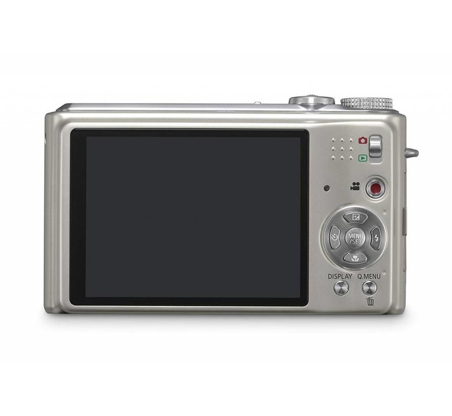 Panasonic DMC-TZ7EG-S Digitalkamera (10 Megapixel, 12-fach opt. Zoom, 7,6 cm Display, Bildstabilisator) silber