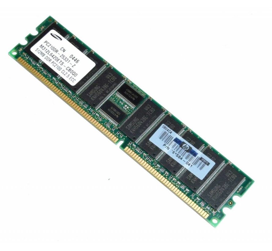 HP SAMSUNG 512MB PC2100R-25331-Z Ram M312L6420ETS-CB0Q0 266mhz CL2.5 ECC