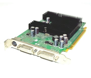 NVIDIA GeForce 7300LE 128MB TrueMenory graphics card PCI-E 16x 2x DVI S-Video