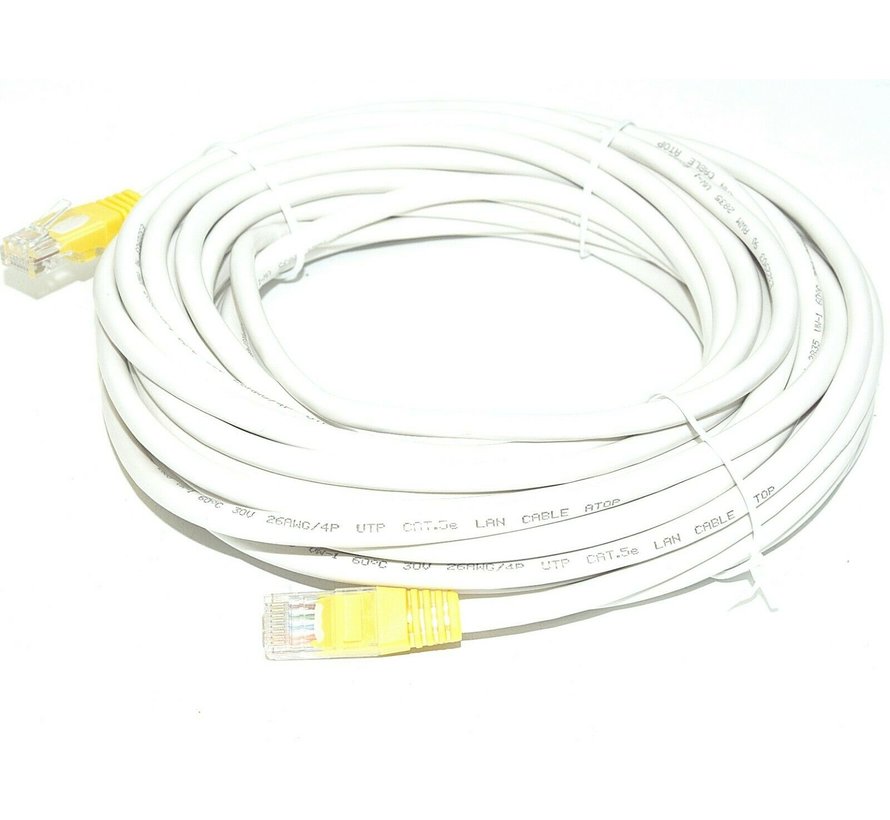 Lankabel Patch Cable 10m CAT5E Ethernet Netzwerkkabel Patchkabel RJ45 NEU