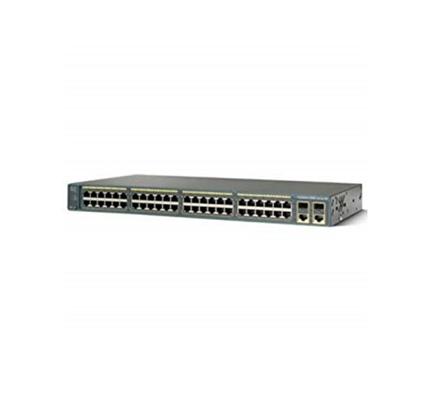 CISCO WS-C2960-48PST-L Catalizador 2960 48 10/100 PoE + 2 1000BT +2 SFP LAN Bas