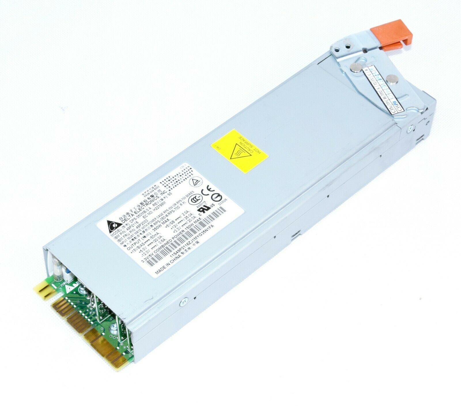 Delta Electronics DPS350MB3 A Server Power Supply 350W IBM PN 49P2116