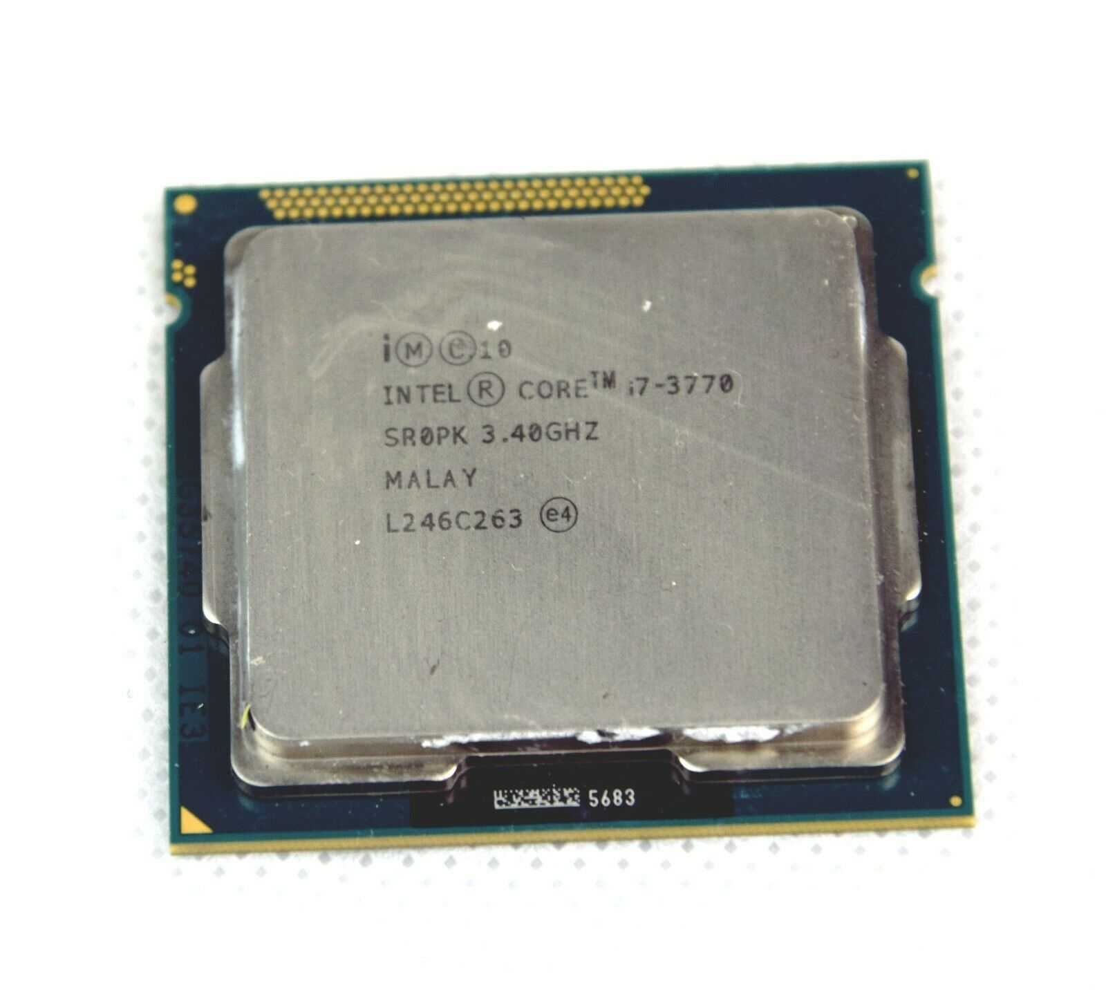 【完動品】CPU Intel core i7 3770 3.40GHz