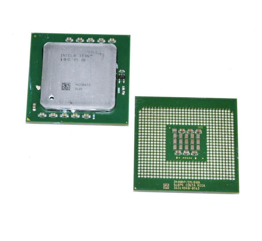 Intel Xeon SL8P4 3400DP 3.40GHz / 2MB / 800MHz FSB Socket / Socket 604 procesador de la CPU