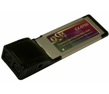 Exsys EX-6701 PCMCIA FireWire IEEE 1394B Tarjeta 2port ExpressCard