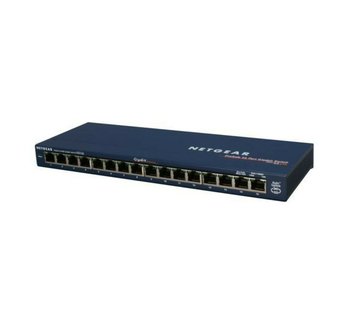 Netgear Netgear GS116 Conmutador Gigabit de 16 puertos 16x Gigabit-LAN-Ethernet-Puertos 1000 Mbit / s
