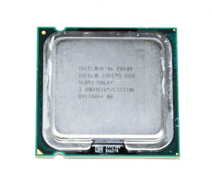 Intel Core 2 Duo CPU E8400 SLB9J 3.00GHz 6MB 1333MHz processor