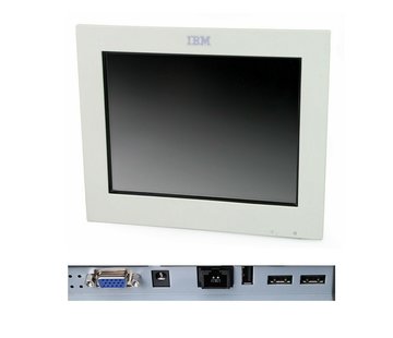 IBM IBM 4820-21W SurePoint 12" Touch Monitor TFT ohne Standfuss / Netzteil weiss