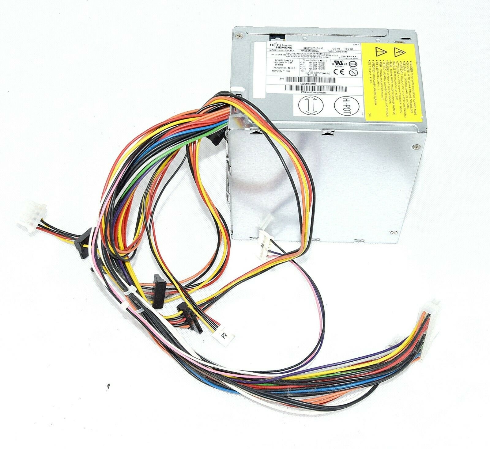 NETZTEIL FSC FUJITSU-SIEMENS S26113-E502-V50 230WATT NPS-230CB A ATX 20-PIN - SG