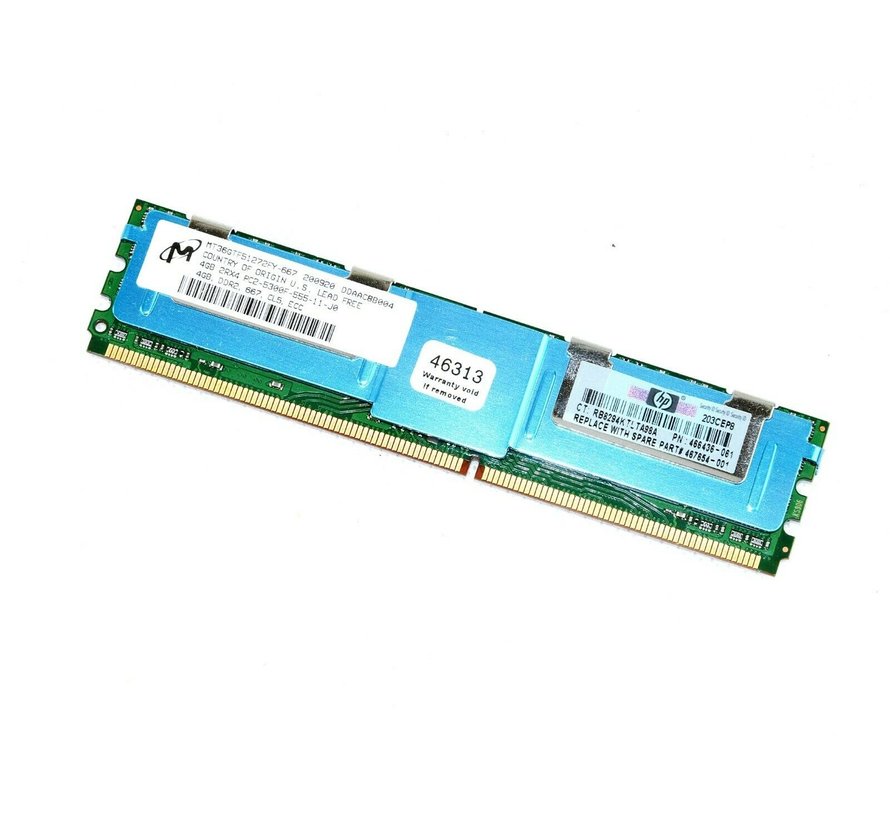 M MT36GTF51272FY-667 200920 DDAAC8B004 4GB Ram Memory Server