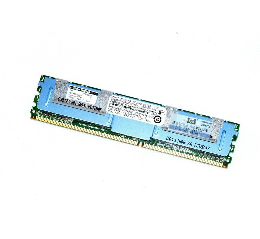 HP 398708-061 PSF18020901 4 GB 2Rx4 DDR2-667 Servidor de memoria RAM