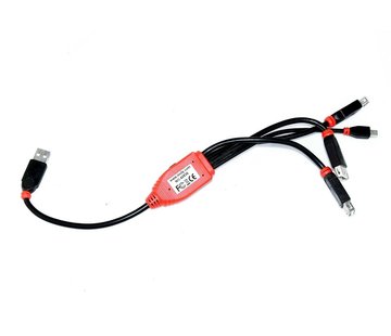 Lindy 42836 USB 2.0 Cable Hub Cable de 4 puertos