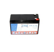 CTM CTL 7-12L Battery 12V 7Ah 040316-LE Bleiakku Akku