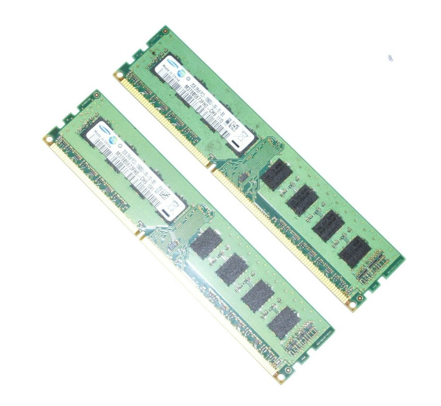 4GB (2x 2GB) DDR3 RAM Samsung M378B5673FH0-CH9 - 2Rx8 PC3-10600U-09-10-B0