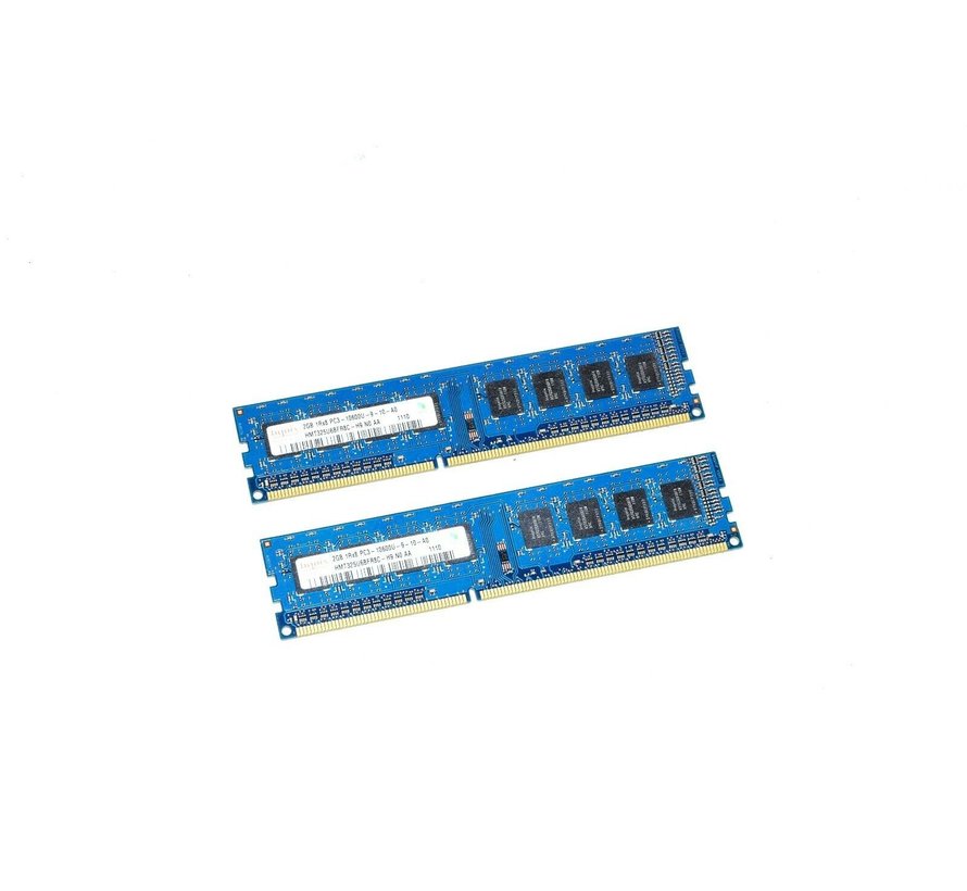 hynix HMT325U6BFR8C-H9 N0 AA 4GB (2x 2GB) 2Rx8 PC3-10600U-9-10-A0 RAM