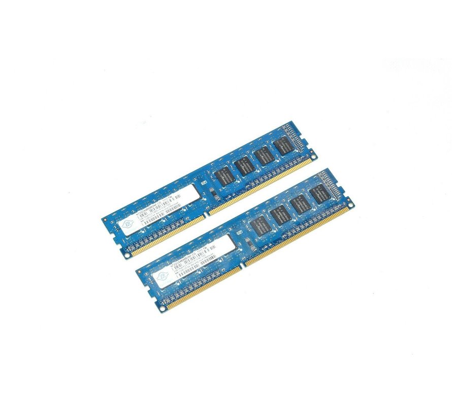 Nanya NT2GC64B88B0NF-CG 1111.TW 4GB (2x 2GB) 2Rx8 PC3-10600U-9-10-A0.1333 RAM