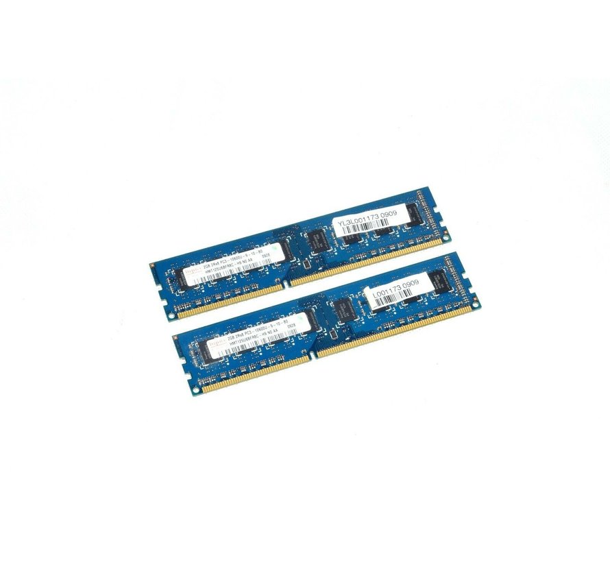 HMT125U6BFR8C-H9 N0 AA 0928 4GB (2x 2GB) 2Rx8 PC3-10600U-9-10-B0 RAM