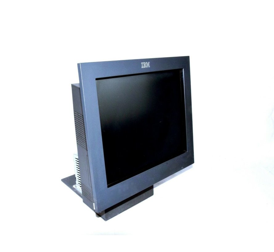 IBM 4840 All-In-One Kassensystem 15" Touchscreen Monitor Display + PC Kioskkasse