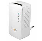 Lea Lea NetPlug 500 WLAN Powerline Adapter Repetidor de adaptador de red 500Mbps 2 puertos