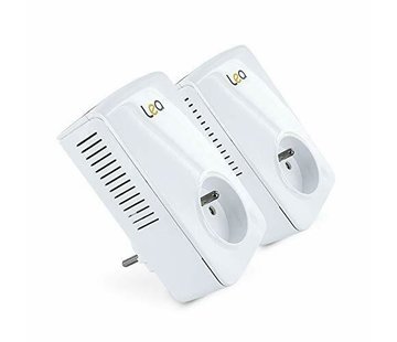 Lea Lea NetSocket 1800 CPL DUO Adaptador Powerline Gigabit Adaptador de red 1800Mbps