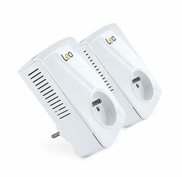 Lea Lea NetSocket 1800 CPL DUO Adaptador Powerline Gigabit Adaptador de red 1800Mbps