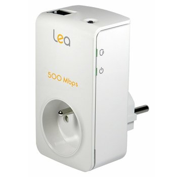 Lea Adaptador Lea NetSocket 500 Nano Powerline Adaptador de red 500Mbps