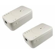 Lea Adaptador Lea NetSocket 1800 Duo Powerline Gigabit 1800Mbps para EE. UU. Set 2 x