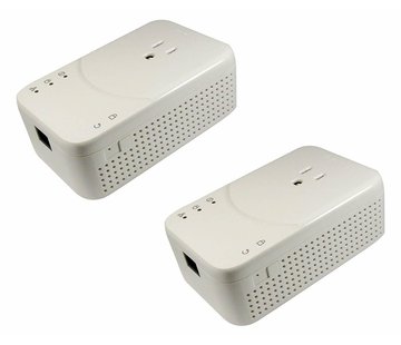 Lea Adaptador Lea NetSocket 1800 Duo Powerline Gigabit 1800Mbps para EE. UU. Set 2 x