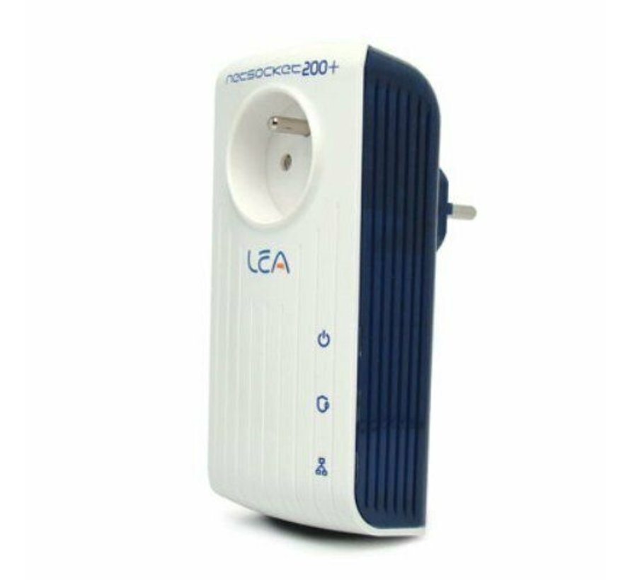 Lea NetSocket 200+ Adaptador Powerline Adaptador de red de 200 Mbps