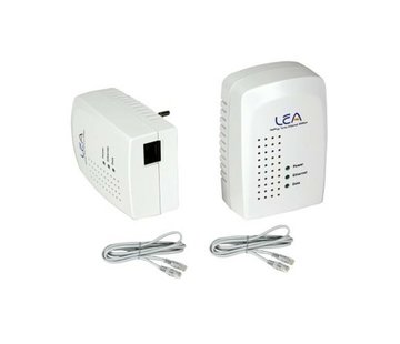 Lea 2 x Lea NeTPlug85 Euro Turbo Powerline Adapter 85Mbps network adapter set