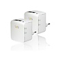 2 x Lea NetPlug 200 Nano EU Powerline Adapter Netzwerkadapter 200Mbps 2 Ports