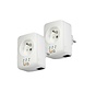 2 x Lea NetSocket 500 Mini Netzwerkadapter 500Mbps Powerline Adapter FR SET