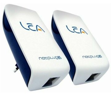 Lea 2x Lea NetPlug 85 Adaptador de red de la UE 85 Mbps Powerline Adapter SET