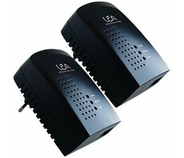 Lea 2 x Lea NetPlug Turbo 85Mbps adaptador de red Powerline Adapter SET