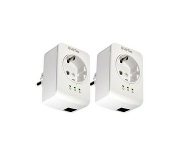 2 x AirTies Air 500 Powerline Adapter network adapter 500Mbps set