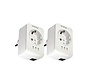 2 x AirTies Air 500 Powerline Adapter network adapter 500Mbps set