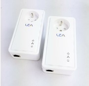 Lea 2 x Lea NetSocket 200S Nano Powerline Adapter Set adaptador de red 200Mbps