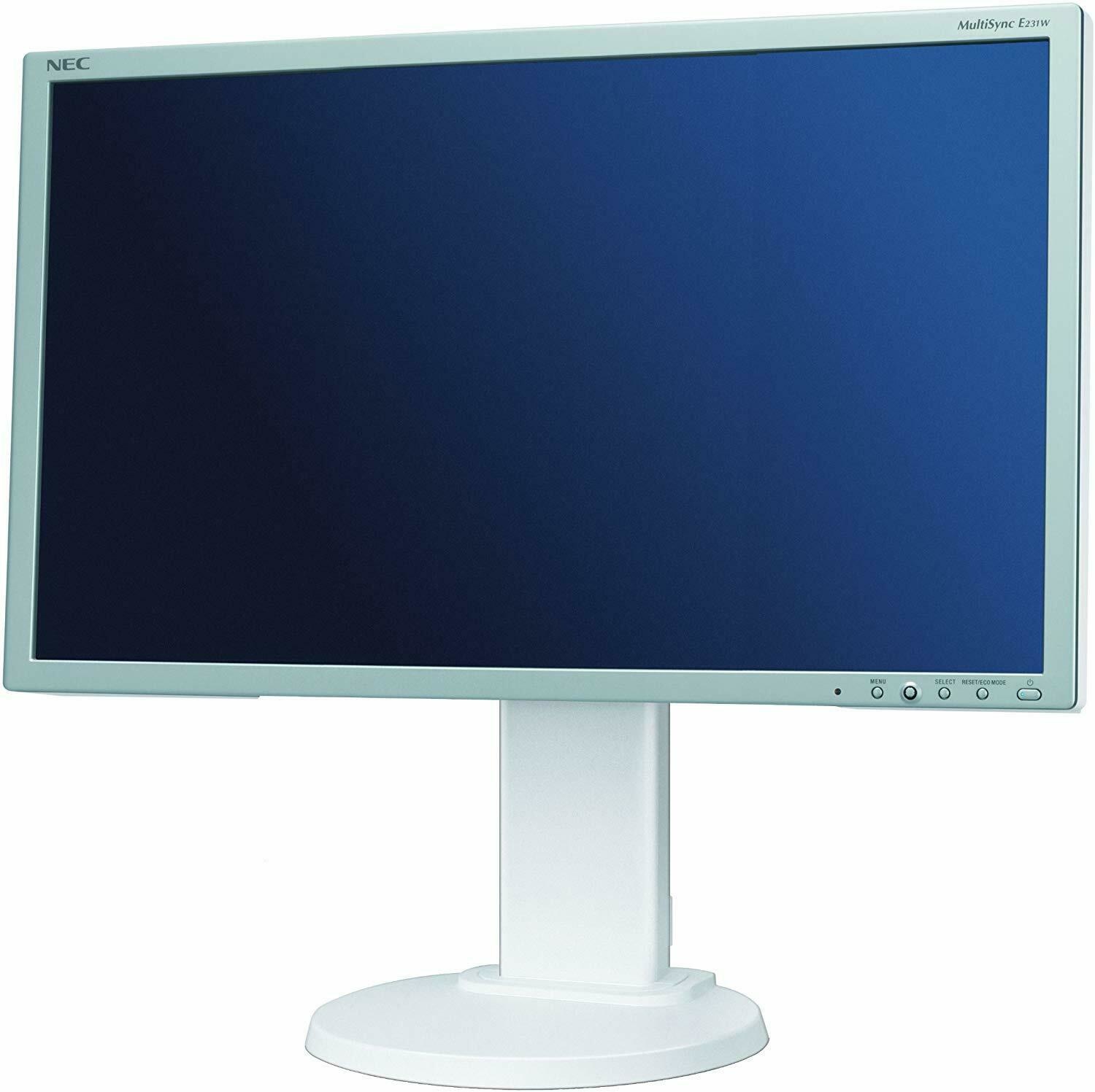 NEC 23 MultiSync E231W 58.4 cm monitor LCD de 23 pulgadas blanco