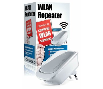 DEVOLO WiFi Repeater con puerto LAN - Amplificador WiFi Externo WPS 300 Mbit / s